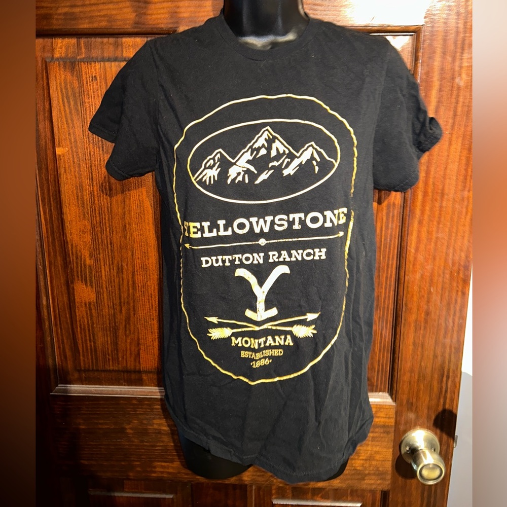 Yellow stone shirt